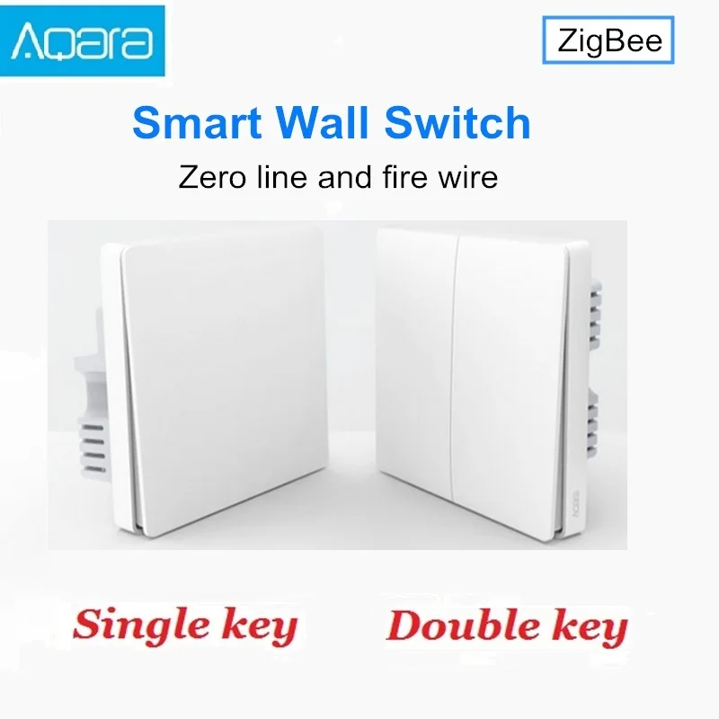 Умный выключатель Aqara Zigbee беспроводной настенный с дистанционным управлением