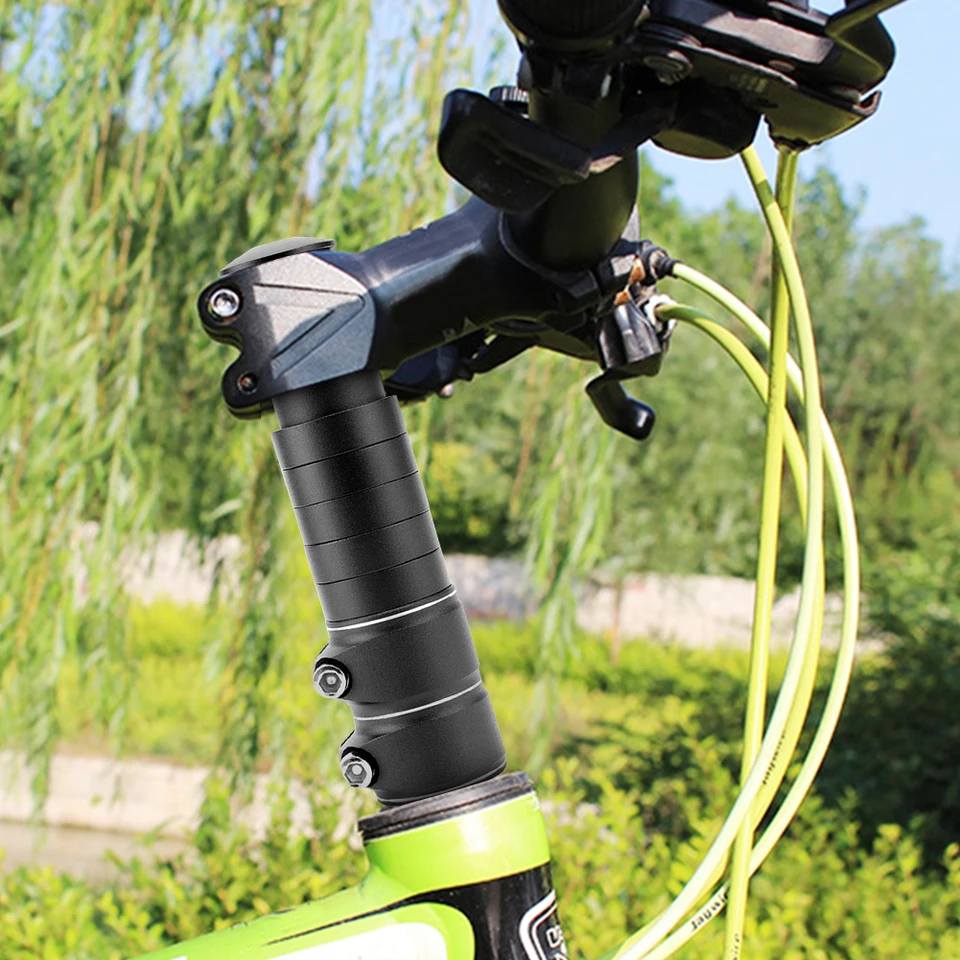 Bicycle Stem Riser Extender - Alloy Handlebar Height Adapter For Mountain Bike - View #5