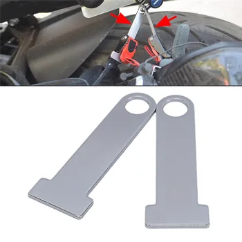 

Universal Motorcycle Silver Helmet Strap D-Ring Steel Lock Extensions Scooter Biker For Harley Honda Suzuki