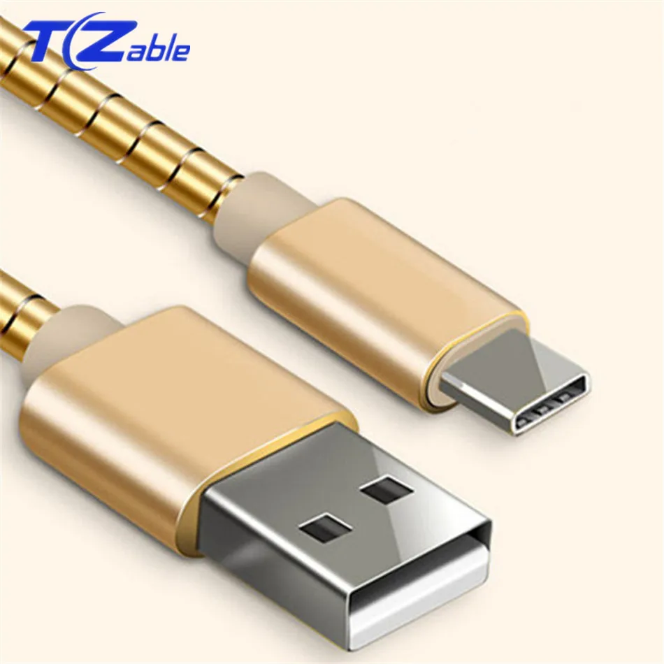 Rose Gold USB C кабель type C 2.4A Быстрая зарядка type-C кабель для передачи данных зарядное устройство USB-C для samsung S8 S9 Note 9 8 для Xiaomi mi8 mi6 1 метр - Цвет: Rose Gold