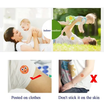

Cartoon Mosquito Repellent Sticker Disposable Non-Woven Natural Essential Oil 24PCS Suitable For Outdoor Travel And Children