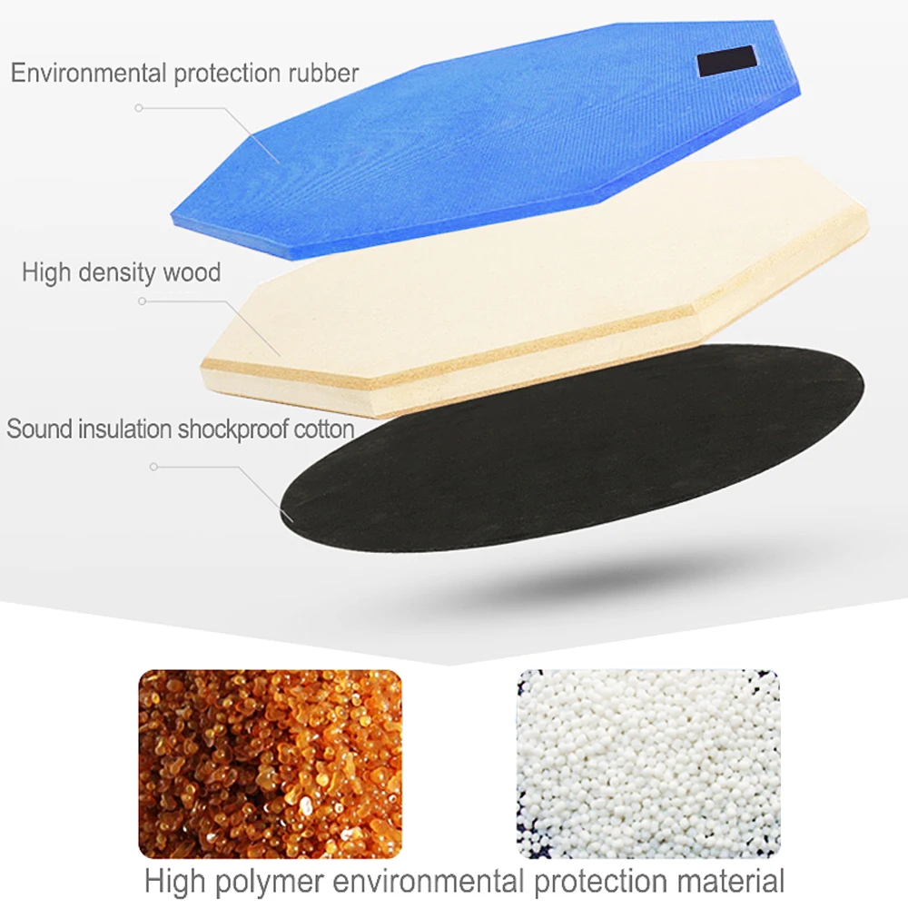 Drum 8 Inch Rubber Wooden Dumb Drum Practice Training Drum Pad for Jazz Drums Exercise with 3 Colors Optional Hot