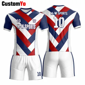 

Personal Design Soccer Jersey Full Sublimation Customization Name Football Jersey For Club