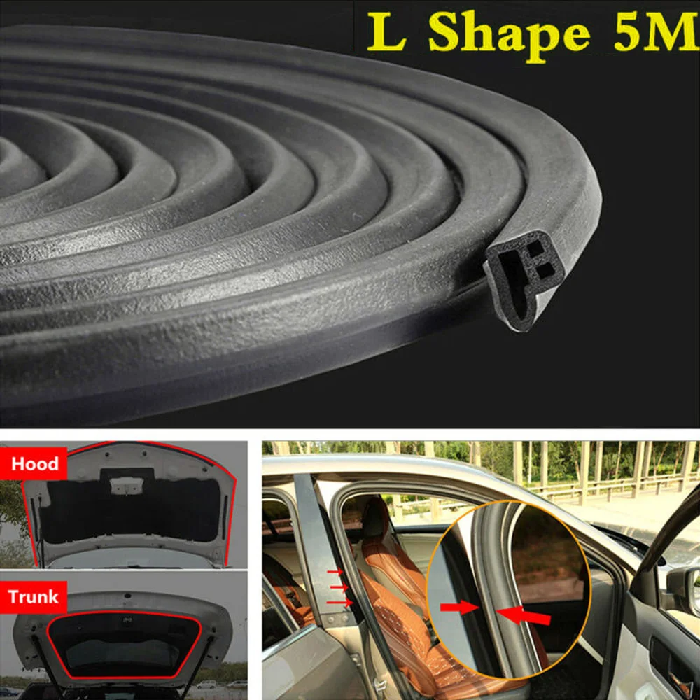 5 м резиновое уплотнение полосы двери автомобиля капот багажника край защитное литье протектор универсальный