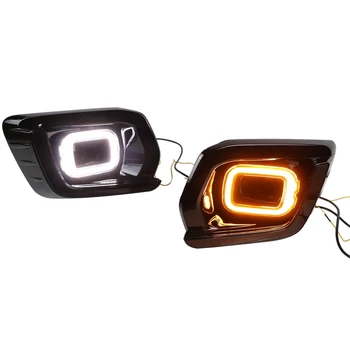 

DRL Fog Lamp LED Daytime Running Light Day Light with Turn Signal for Ford Ranger Wildtrak 2019 2020