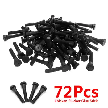 

72Pcs Chicken Geese Poultry Plucking Fingers Plucker Picker Hair Removal Stick Machine for Chicken Ducks Low Breaking Durable