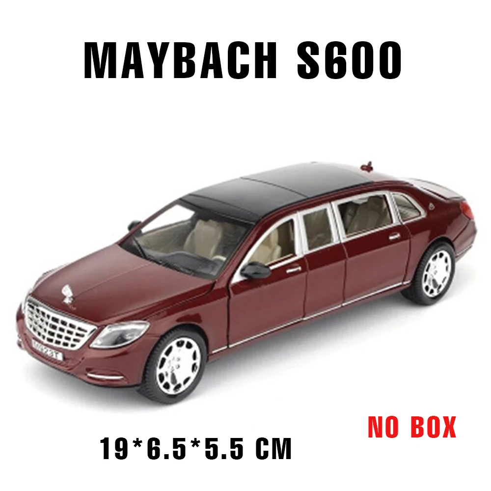 M923T-6 Red no box Новинка 1/24, модель автомобиля Bentley Mushang S600, удлиненная серия, металлическая модель автомобиля, литая под давлением, сплав, высокая модель автомобиля, 6 дверей, может открываться, Игрушечная машина - Цвет: M923T-6 Red no box