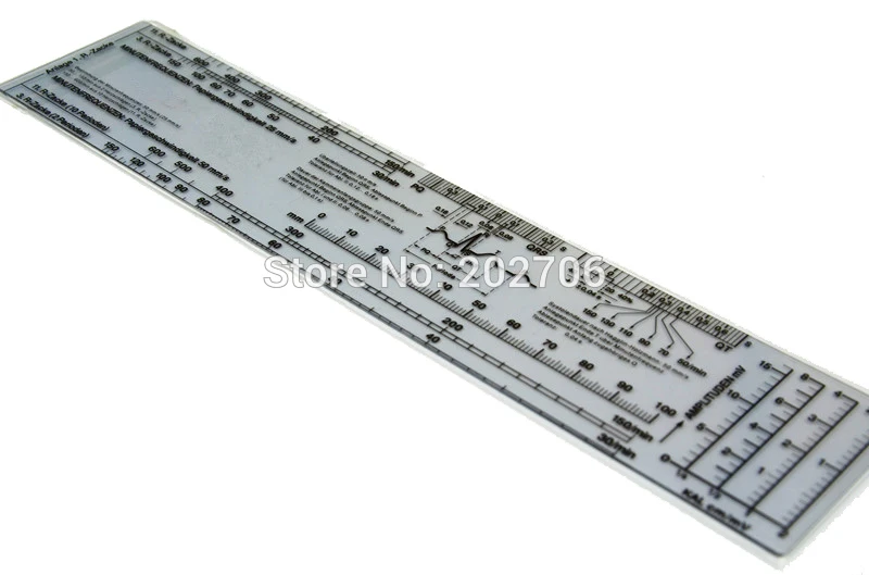 1pcs ECG ruler ECG goniometer medical ruler Medical Caliper electrocardiogram divider Medical Divider