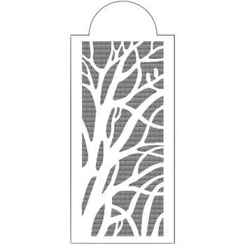 

Tree Branches Reusable Stencil Airbrush Painting Art Cake Spray Mold DIY Decor Crafts