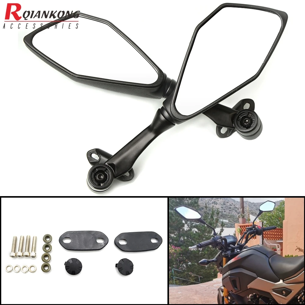 Боковое зеркало для мотоцикла зеркала скутера Yamaha R1 3 6 R ybr MT07 MT09 TMAX 530 500 XMAX 2015 2016 2017