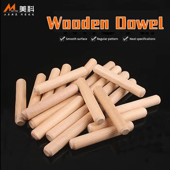 

M6/M8/M10 Wood Tenon Expansion Wooden Dowel Connector Wooden Bolt Round Fluted Wood Craft Dowel Pins Woodworking Fixing Plug