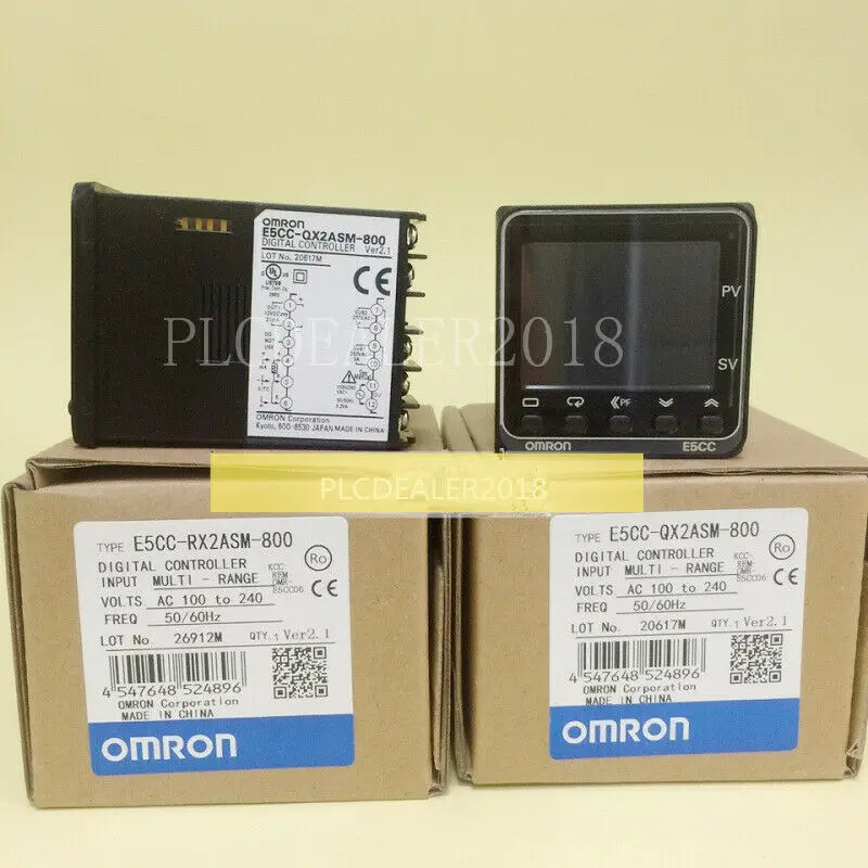 В коробке Omron E5CC-RX2ASM-800 E5CCRX2ASM800 контроллер температуры