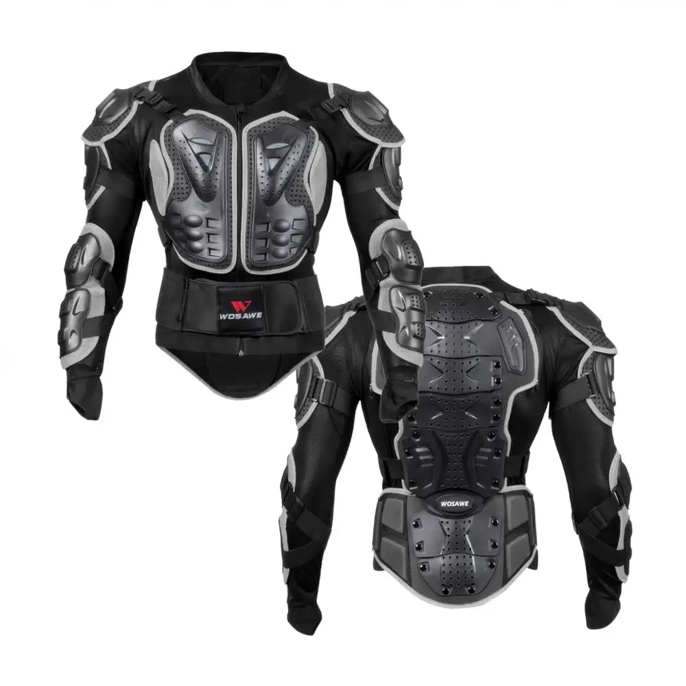 WOSAWE Motorcycle Armor Jacket Body Protection Motorcycle Turtle Racing Moto Cross Back Support Arm Protector