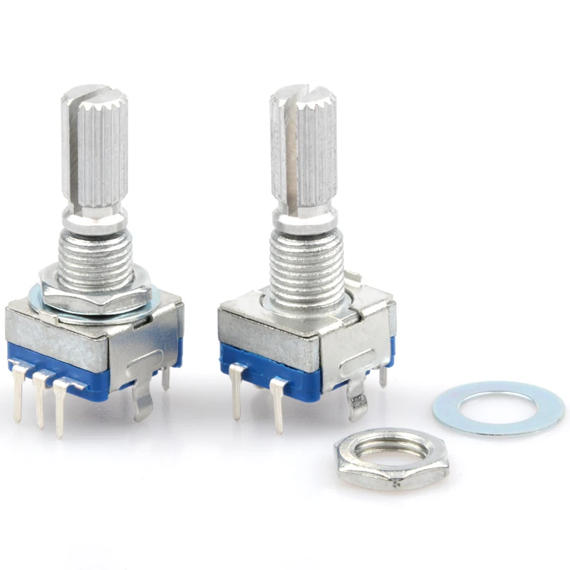 5pcs/lot EC11 Rotary Encoders 15mm Plum Handle Audio Digital