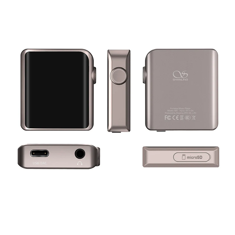 SHANLING M0 HIFI Audio ES9218P Bluetooth MP3 Portable Music Player Headphone Amplifier DSD128 PCM32bit 384kHz AptX LDAC