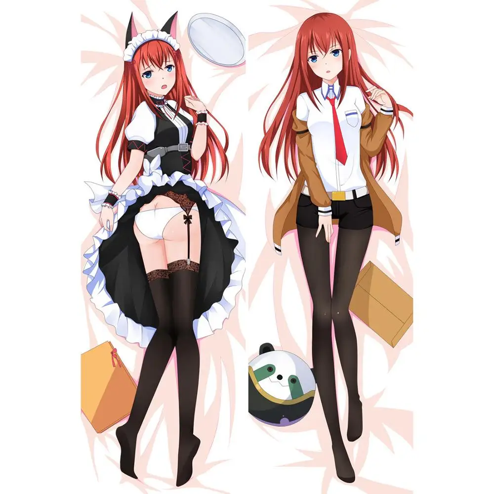 Красивая Подушка Makise Kurisu чехол для косплея аниме дакимакура вайфу обнимающее