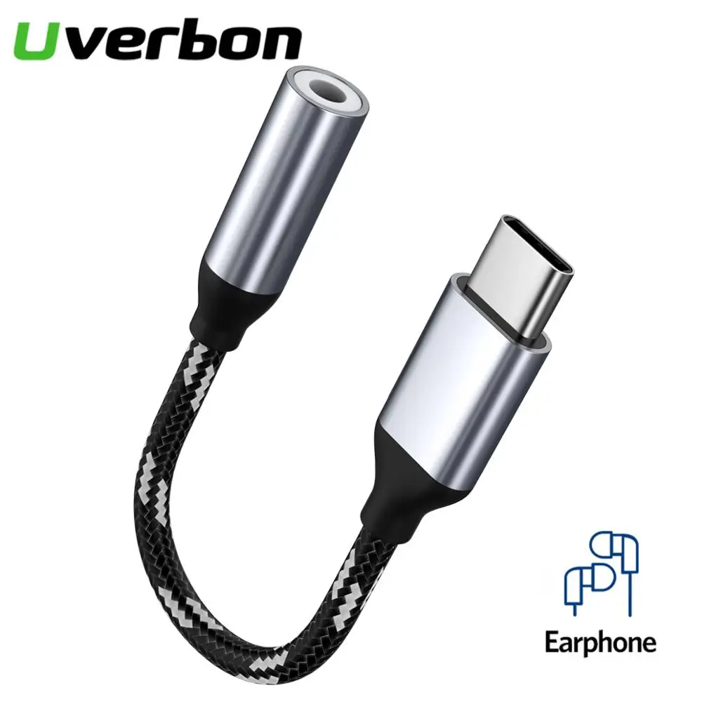 

USB Type-C 3.5 AUX Headphone Adapter For Samsung Huawei Mate 20 Xiaomi USB C Audio Cable Type C to 3.5mm Jack Earphone Converter