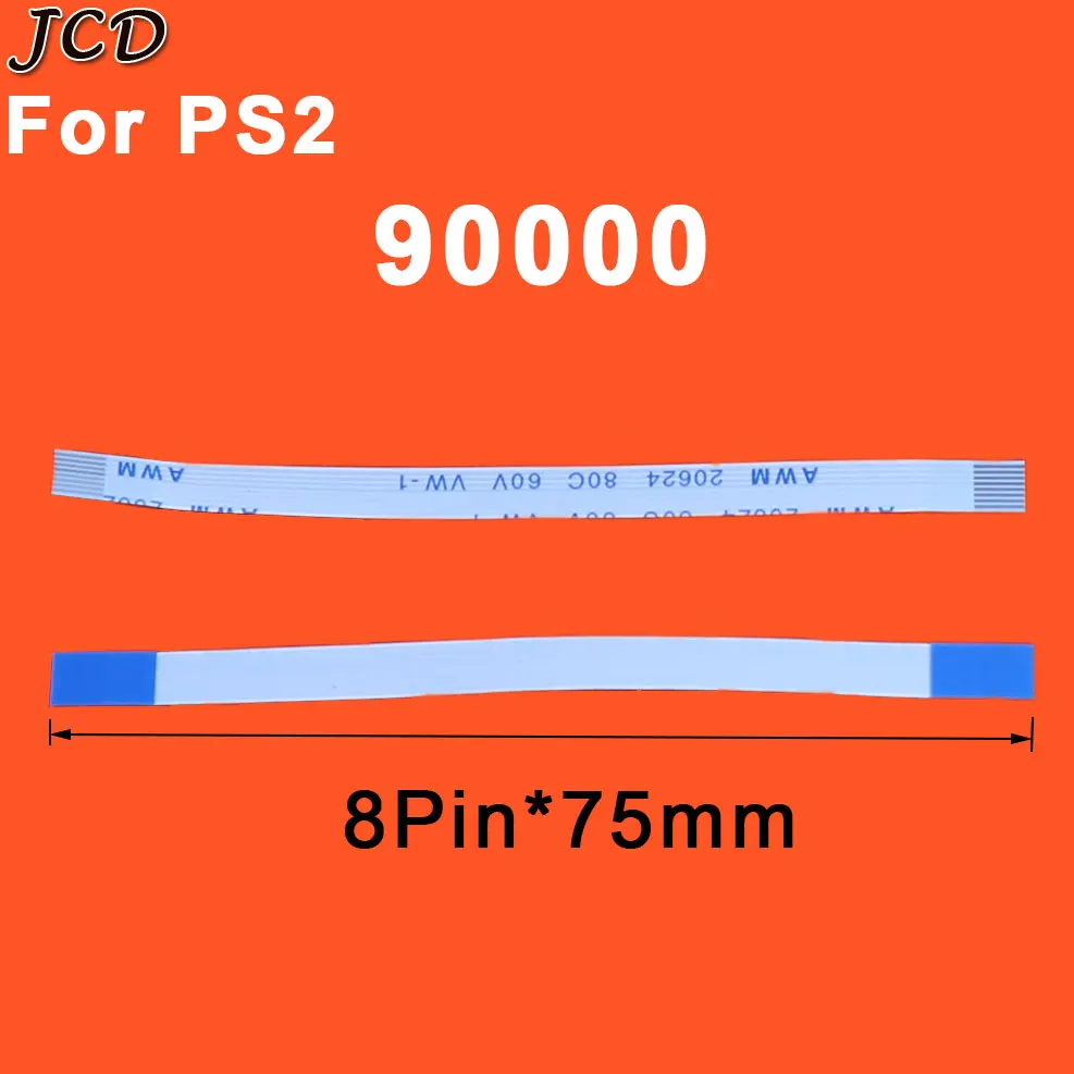 JCD 10 шт./лот ленточный переключатель питания кабель для PS2 30000 70000 90000 50000 75000 Выключатель Питания плоский кабель запасная часть