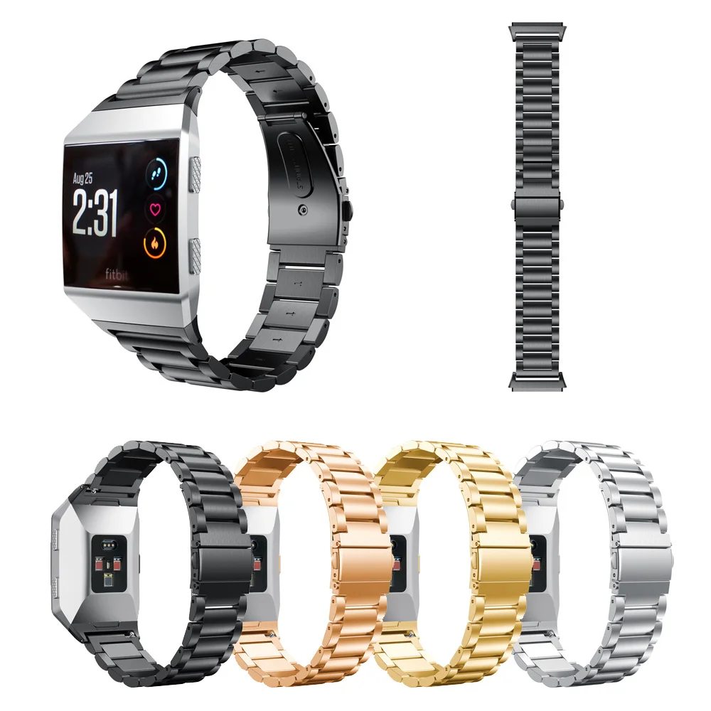 

Watch Band for Fitbit Ionic Stainless Steel Metal Replacement Wrist Strap for Fitbit Ionic Smart Watch Band Strap Bracelet Watch