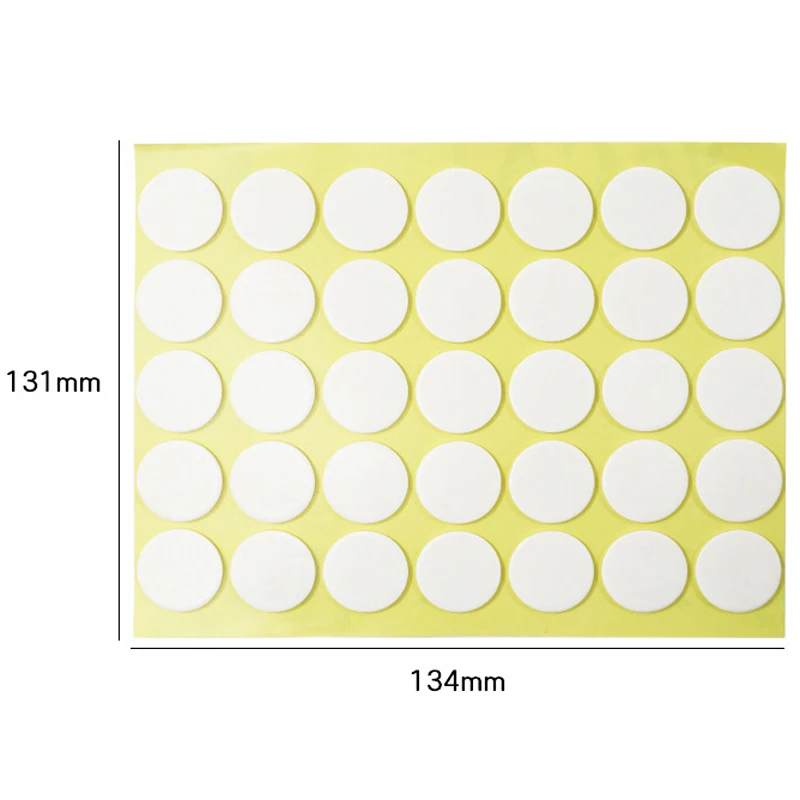 Round 20mm 70pcs Лента 1m3m5m бесшовное, прозрачное двухстороннее клейкое полотно моющийся, Не оставляющий следов клейкий скотч нано невидимые гелевые ленты Двусторонняя ручка - Цвет: Round 20mm 70pcs