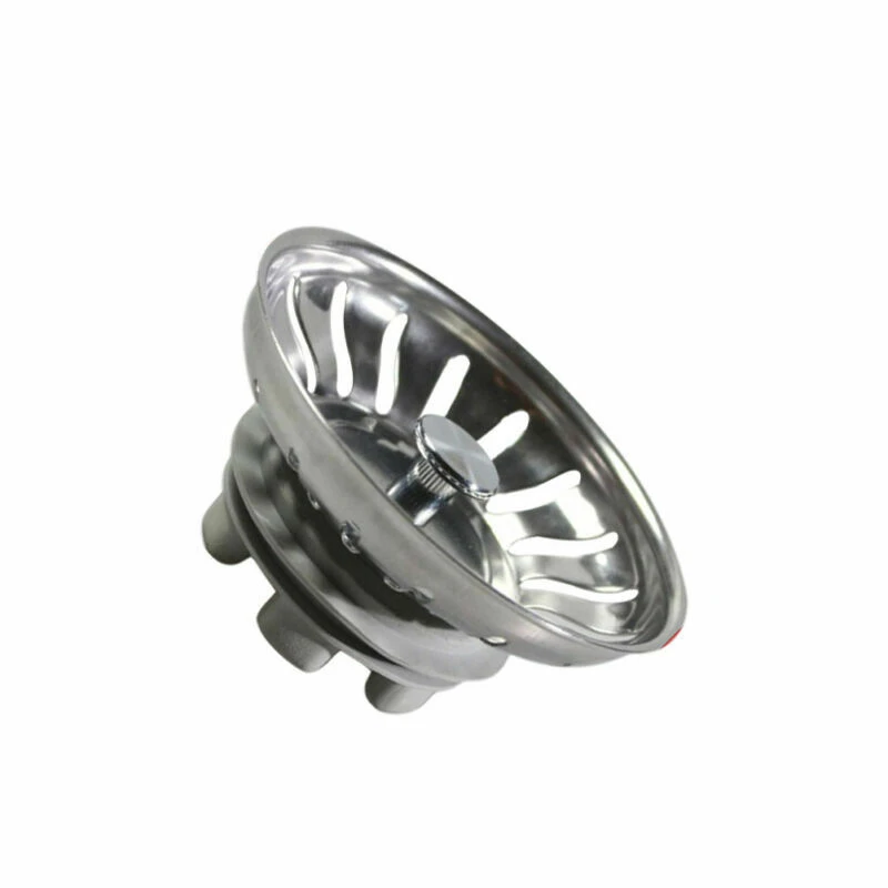 Stainless Steel Kitchen Sink Strainer Stopper Waste Plug Sink Filter Bathroom Hair Colanders Drain Valve