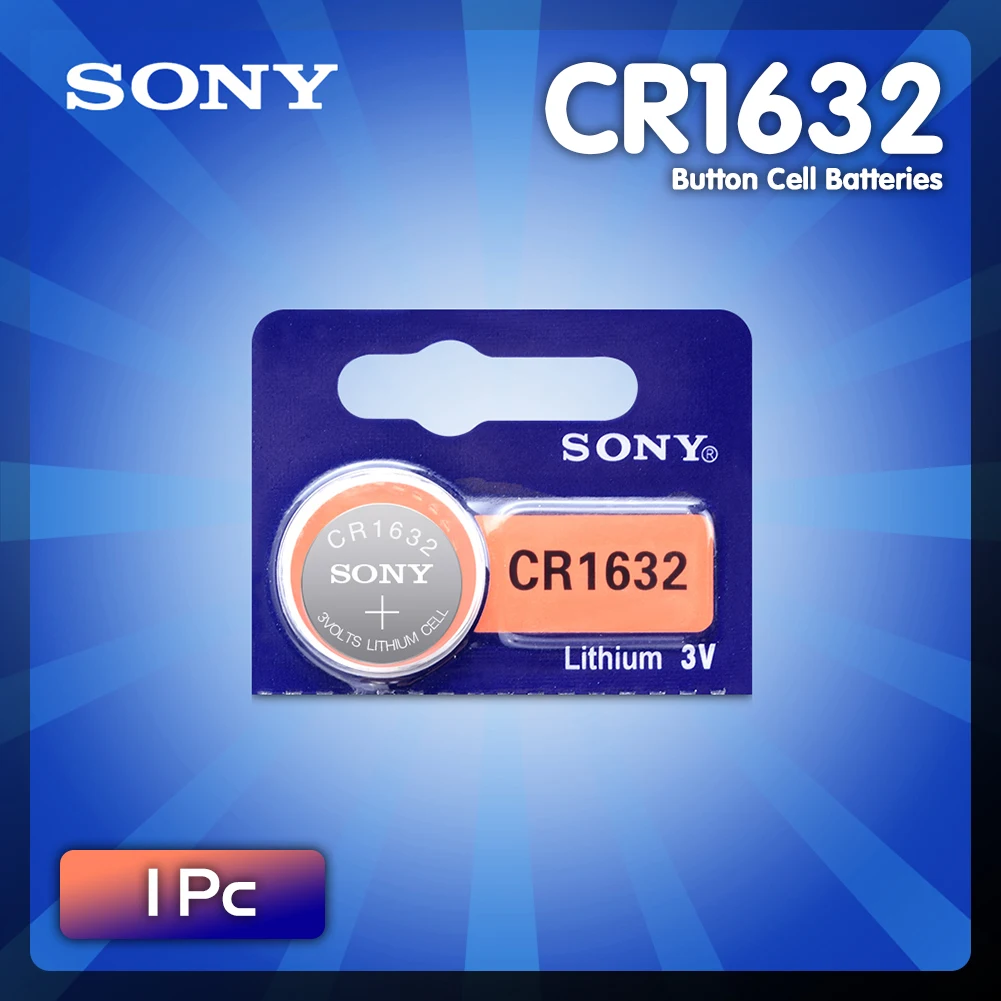 2 x Sony CR1632 3V Pila Batteria Cell Coin replace CR BR DL ECR KCR LM 1632 A 