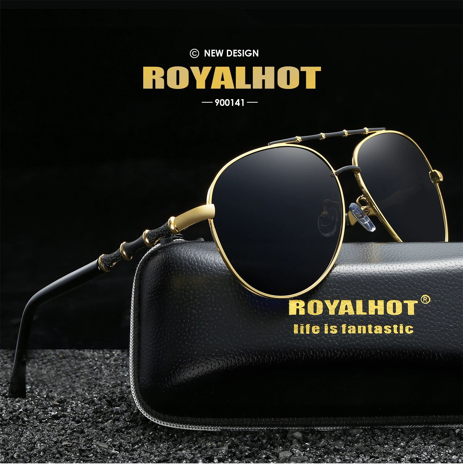 RoyalHot мужские женские Ретро стиль поляризационные сплав модные овальная оправа