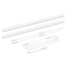 Подключаемый T5 9W светодиодный светильник под освещение кухонного шкафа под светильник в шкаф нейтральный белый светильник ing длина 573 мм с вилкой питания США