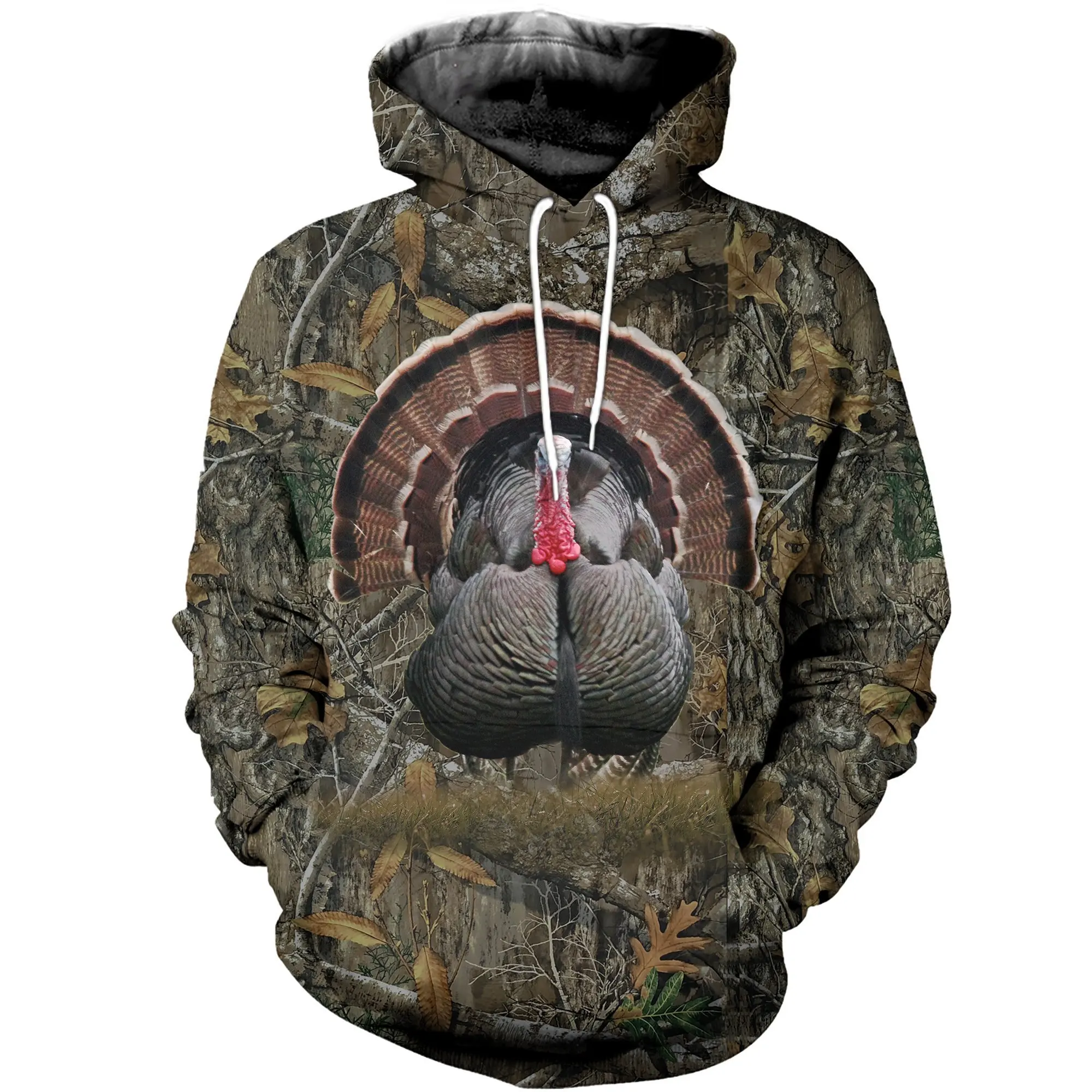 

PLstarCosmos NewFashion Turkey Bird Hunting Animal Hunter Camo Tattoo Autumn Jacket Tracksuit Funny 3DPrint Men/Women Hoodies V7