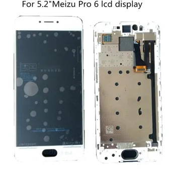 

For 5.2'' Meizu Pro 6 M570M M570C M570Q LCD Display Screen + Touch Panel Digitizer Assembly With Frame For Meizu Pro 6 Display
