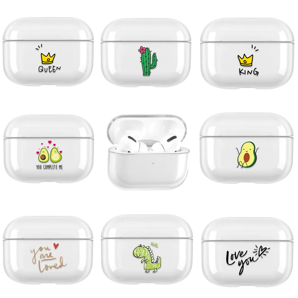 

Transparent Case For AirPods Pro Case Hard Bluetooth Earphone Protective Cover Earphone Case For Apple Air Pods 2019 Accessories