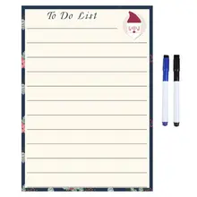 Рождественская мягкая магнитная доска напоминание магнит Стирайте холодильник доска для сообщений