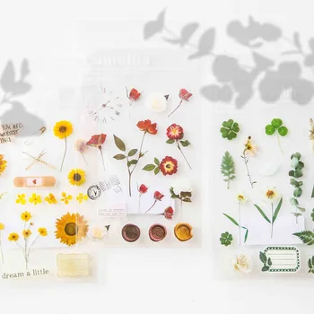 

Paper Mister PVC Sticker Twenty Five Degrees Series INS-Style Creative Base DIY PDA Material Stickers 1 Sheets