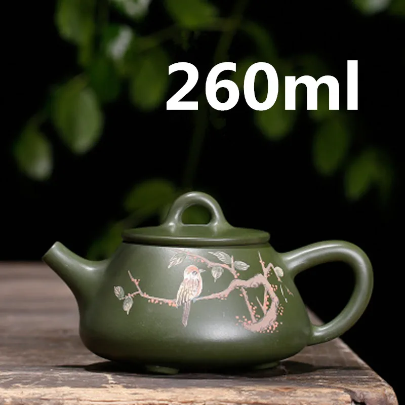 

Ceramic Teapot Chinese Yixing Zisha Clay Teapot Gongfu Tea Set Teapot Infuser 260ml New Arrived High Quality With Gift Box