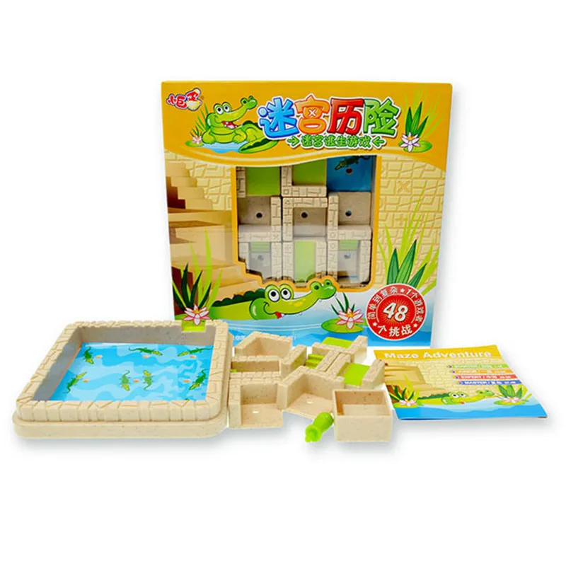 48 Challenges maze adventure Improve Kids' Thinking Ability Smart Montessori Family Party Interactive Toys For Children Gifts 48 Challenges maze adventure Improve Kids' Thinking Ability Smart Montessori Family Party Interactive Toys For Children Gifts