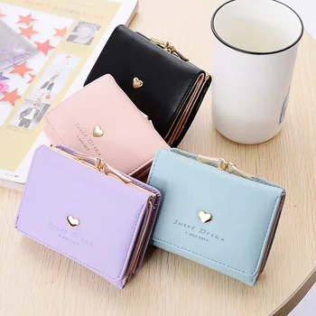 

New Style Wallet Women's Short Hipster Cute Women's Purse Short Wallet WOMEN'S Bag
