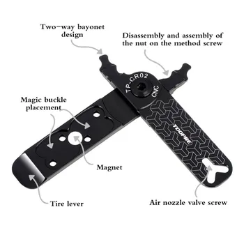 

5 In 1 MTB Road Bike Multifunction Tools Master Link Plier Bike Chain Missing Bicycle Quick Connector Tire Valve Lever Buckle