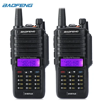 

Baofeng uv9r plus walkie talkie waterproof radio 2pcs/set