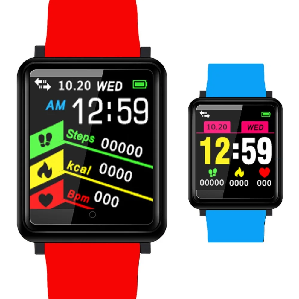 

F1 Smart Watch Waterproof Heart Rate Monitor Fitness Tracker Sport Bracelet Watch Connected Bluetooth Smartwatch For IOS Android