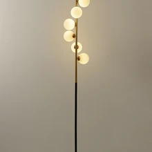 G4 светодиодный напольный светильник, белый стеклянный напольный светильник, новейший дизайн, 6 светильник s