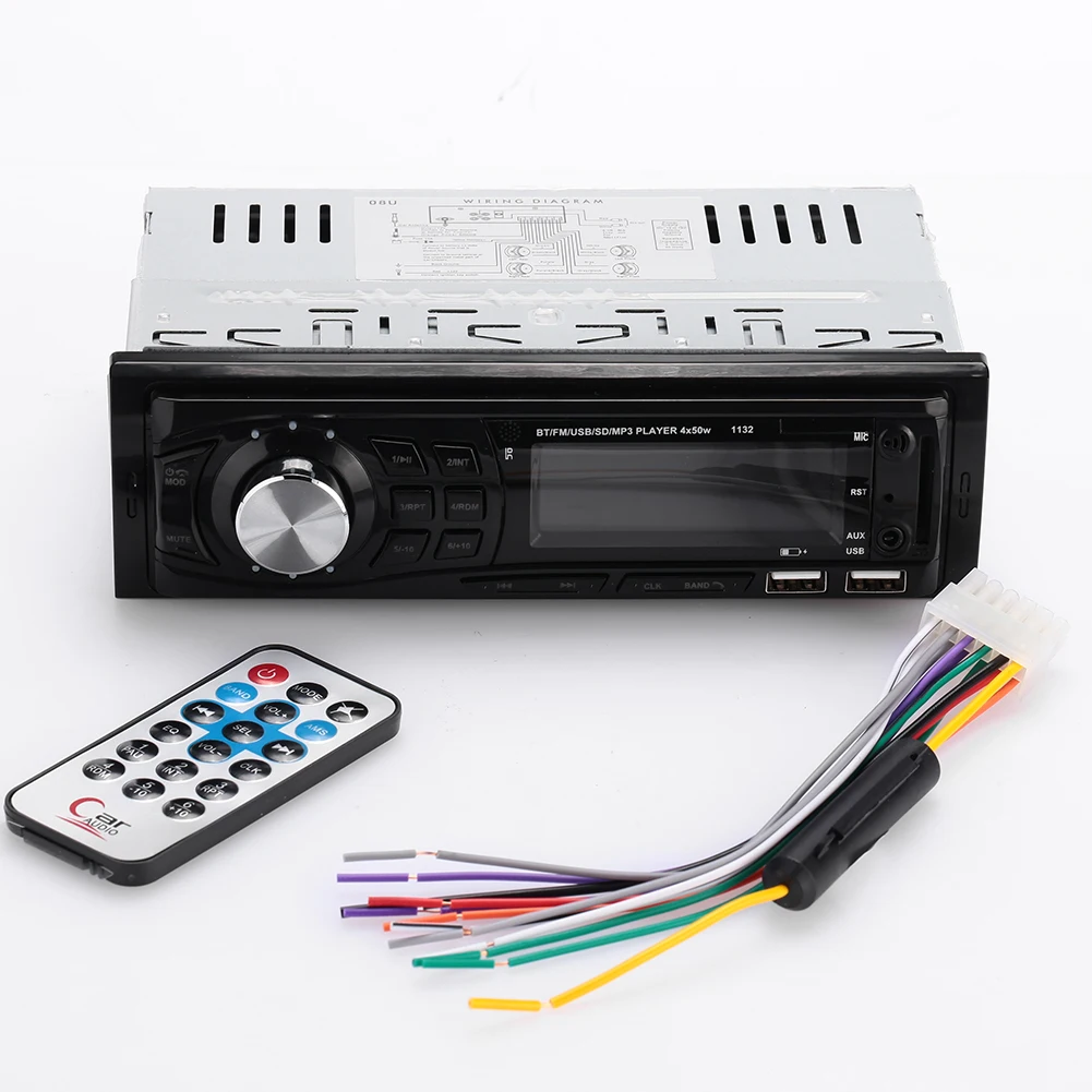 Авто Аудио Автомобильный MP3-плеер умный автомобиль mp3 Bluetooth музыка 1132 DC 12-30V Премиум