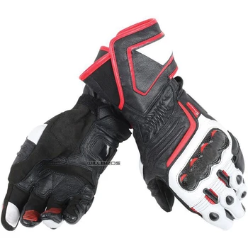 

Dain Motorcycle Downhill Bike Off Road Motocross Street Moto Riding Gloves Carbon D1 Long Leather Glove