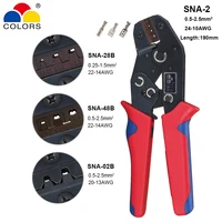 Crimping Pliers 2.8 4.8 6.3 Tabs Dupont Plug Spring Terminals Crimper Replace Jaws Kits Electric Hand Tools 28b 48b 02b 1
