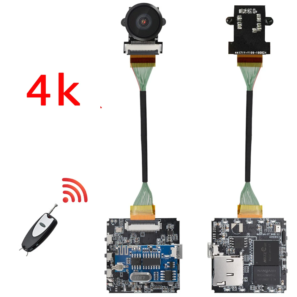 Реальная 4K 60FPS 4096*2160 13MP H.265 широкоугольная 140 Wifi камера RC1080P Беспроводная P2P