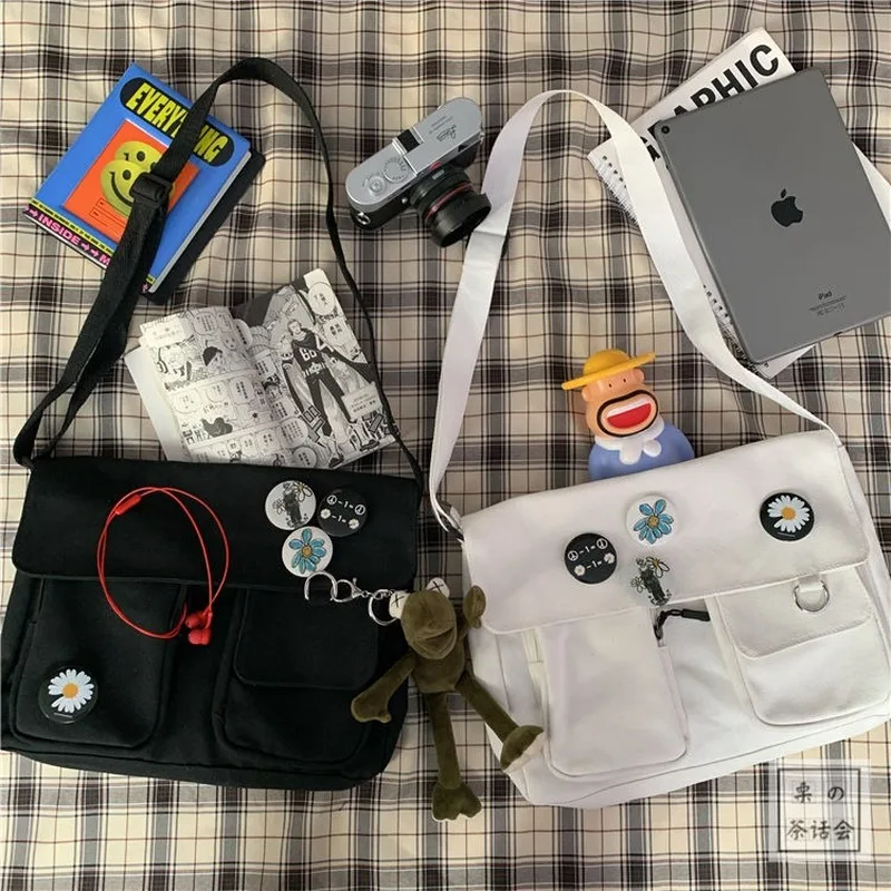 Female Korean Cute Student Messenger Large Capacity Shoulder Bag Multifunctional Fashion School Outdoor Travel All-Match | Багаж и сумки