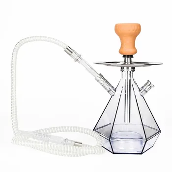 

MOONKING cheap wholesale High quality Acrylic material Arab hookah sheesha Nargile best Shisha Hookah with variable color LED