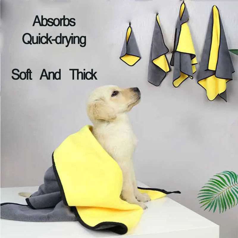 Thick Absorbent Dog Towel, Soft Bath Towel. Order Now! All Store for U