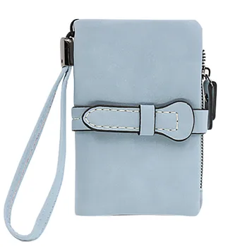 

Hasp Solid Short Wallet Women Portable Zipper Mony Bag Fashion Casual Purse Men Brown Casual Wallet Card Holder Wallet Coin