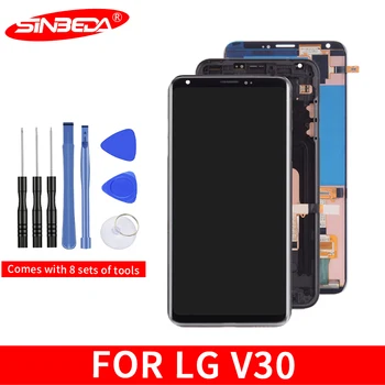 

Sinbeda 6.0" OLED For LG V30 H930 LCD Display Touch Screen with Frame Digitizer Assembly For LG V30 LCD VS996 LS998U H933 LS998U