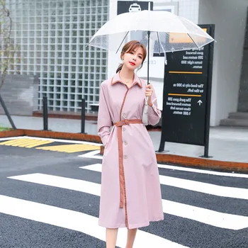 

Photo Shoot French Elegant Dress 2020 Autumn New Style Waist Hugging Mid-length zhang xiu qun Children Contrast Color xi dai qun